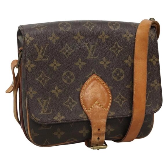 LOUIS VUITTON Monogram Cartouchiere MM Shoulder Bag - Picture 1 of 15